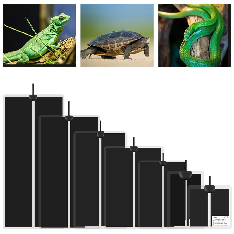 5-45 W Reptilien Wärme Matte Terrarium Klettern Haustier Heizung Warme Pads Einstellbare Temperatur Controller Matten Reptilien Liefert