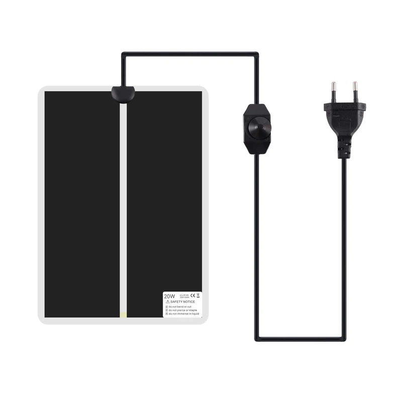 5-45 W Reptilien Wärme Matte Terrarium Klettern Haustier Heizung Warme Pads Einstellbare Temperatur Controller Matten Reptilien Liefert