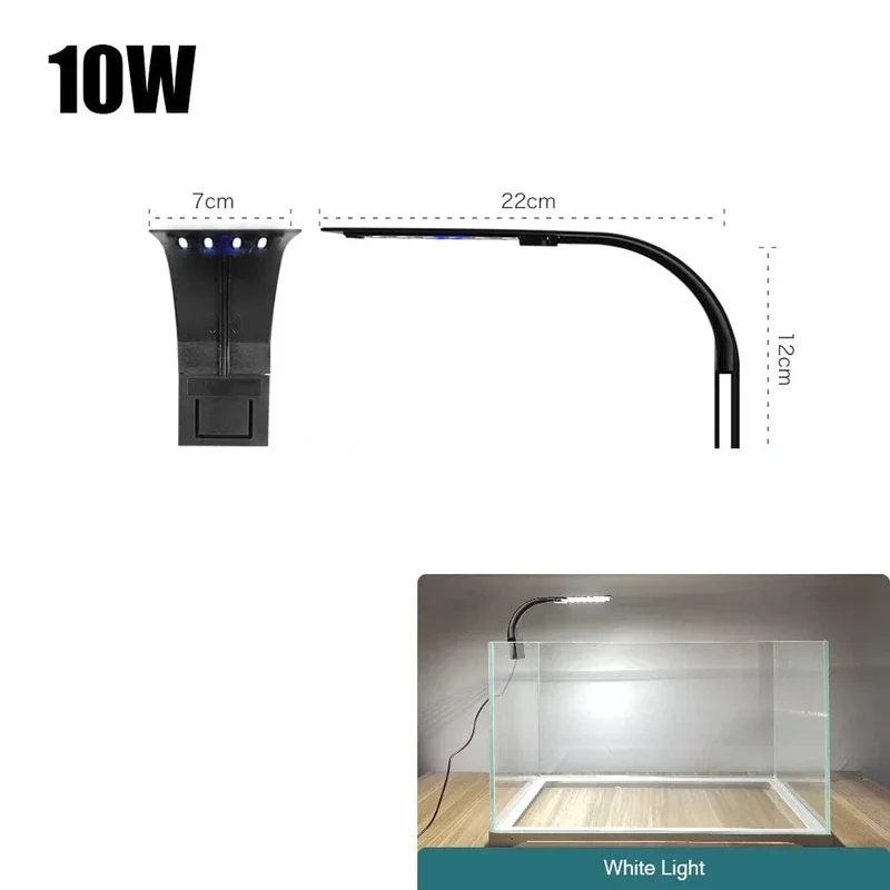 Super Slim LED Aquarium Licht Beleuchtung Pflanzen Wachsen Licht 5W/10W/15W Wasserpflanze Beleuchtung wasserdichte Clip-on Lampe Für Aquarium