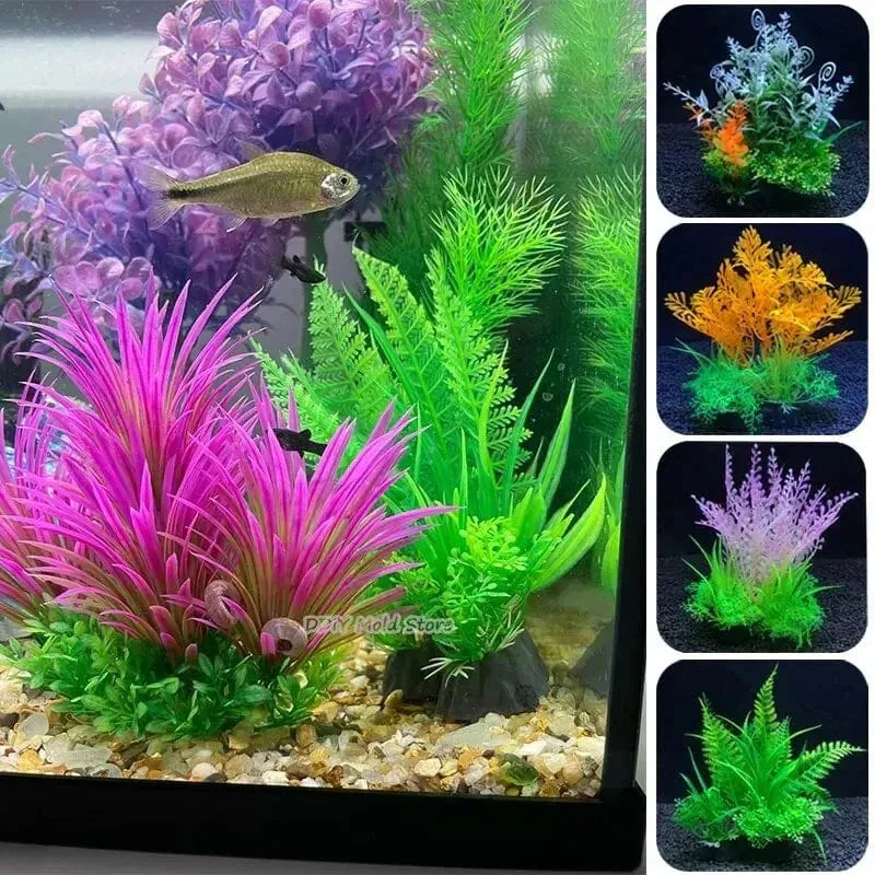 PVC Aquarium Dekorative Simulation Künstliche Blätter Pflanze Umweltschutz Materialien Aquarium Dekoratives Zubehör