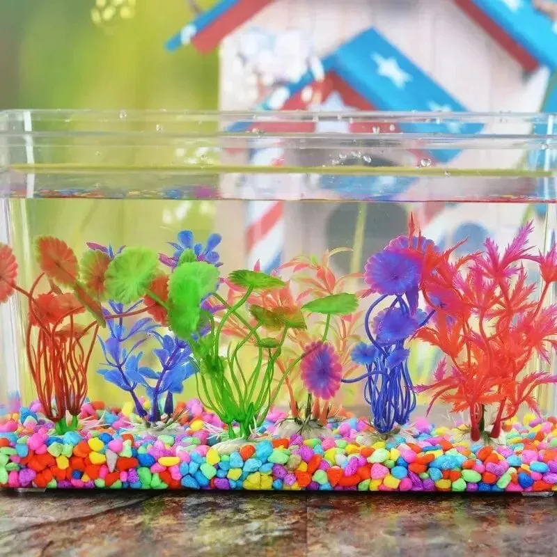 PVC Aquarium Dekorative Simulation Künstliche Blätter Pflanze Umweltschutz Materialien Aquarium Dekoratives Zubehör