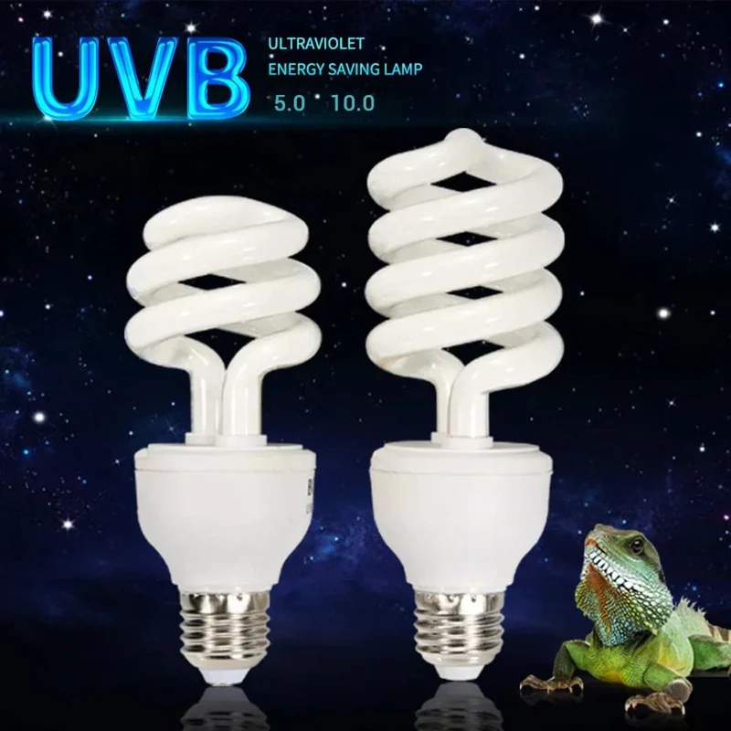 Reptil UVB 5.0 10.0 Lampe Birne Für Schildkröte Eidechse Schlange Lguanas Wärme Kalzium Lampe Birne Energie Sparen Licht Reptil Sukkulenten E27