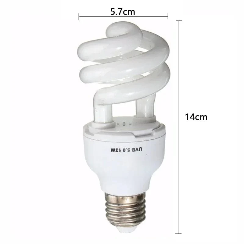 Reptil UVB 5.0 10.0 Lampe Birne Für Schildkröte Eidechse Schlange Lguanas Wärme Kalzium Lampe Birne Energie Sparen Licht Reptil Sukkulenten E27