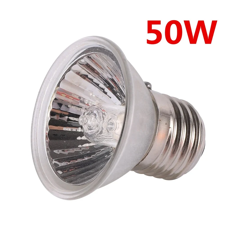 25/50/75W UVA + UVB 3.0 Reptilienlampe, UV-Glühbirnen, Heizlampe für Schildkröten, Amphibien, Eidechsen, Temperaturregler, 1 Stück