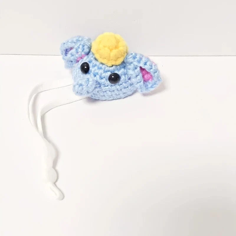 Süße handgemachte Strickmütze Hamster Dekoration Streifenhörnchen Meerschweinchen Hamster Zubehör Hamster Spielzeug Hamsterbedarf Kleine Haustiermütze