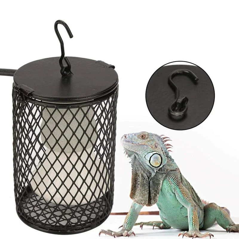 E27 Haustier-Heizlampe für Schildkröten, Schlangen, Eidechsen, Infrarot-Keramik-Emitter, Wärmelicht, 100 W, Reptilienlampe, EU-Stecker