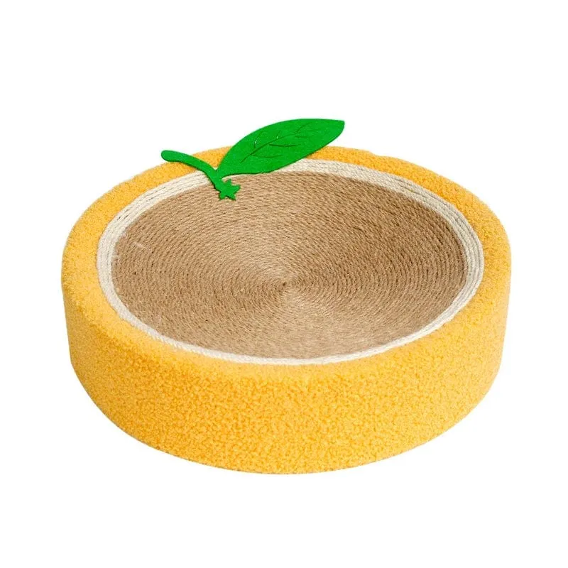 Niedliches Katzenkratzbrett aus Sisal, 2-in-1-Katzenhaus, Katzenschaber, runder Katzenkratzbaum für Katzen, Rascadores de Gato