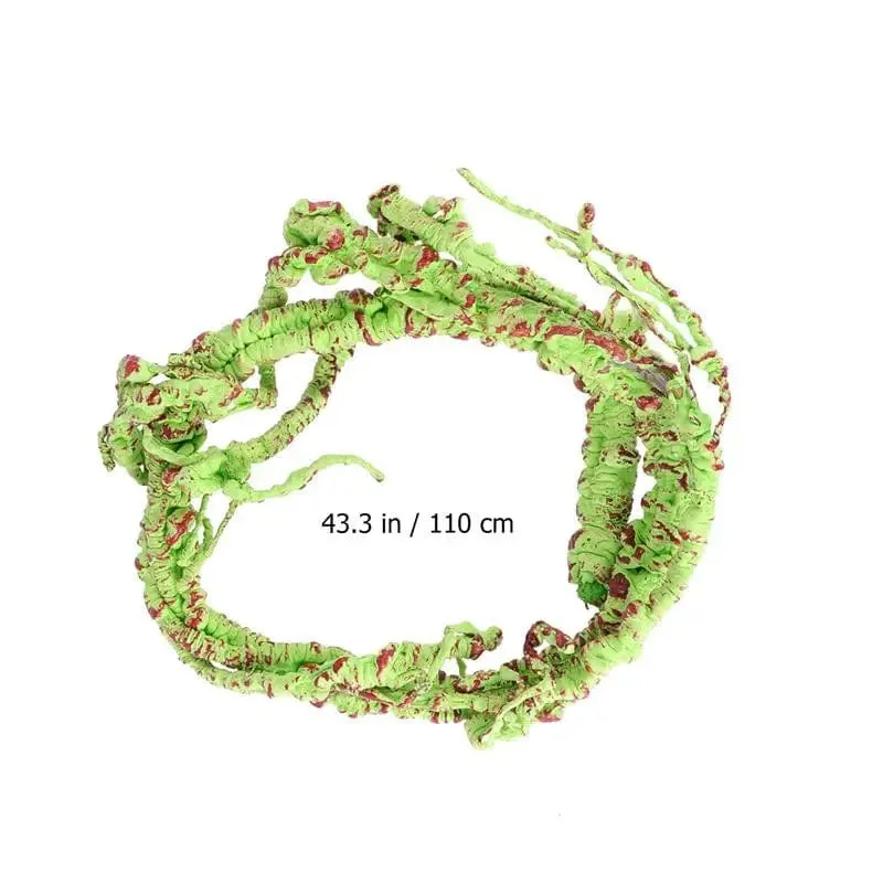 1 Stück Reptilienrebe Kleintiere Lebensraum Wald Biegezweig für Eidechsenlandschaft Simulation Pflanze Rattan Haustier Box Dekor