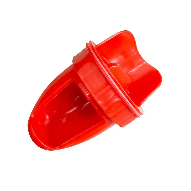 Hühnerfutterstation, Geflügelfütterungszubehör, DIY, regensicher, Geflügelfutterstation, Schwerkraftfutter-Set für Eimer, Fässer, Behälter, Tröge