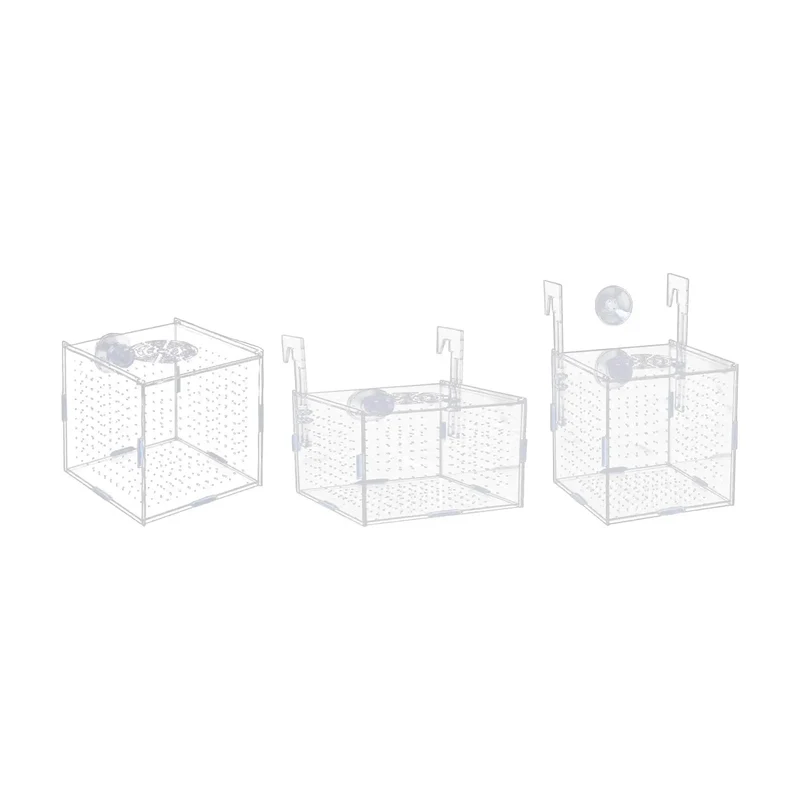 Aquarium-Isolationsbox, multifunktionaler Aquarium-Versorgungs-Fischzuchthalter für neugeborene Jungfische, Guppys, aggressive Fischbabys, Garnelen