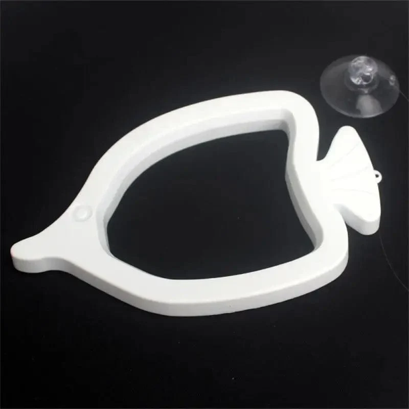 1Pc Transparent Acryl Garnelen Feeder Aquarium Fütterung Schüssel Aquarium Feeder Tropische Fische Ratfish Runde Tablett Fütterung Schüssel
