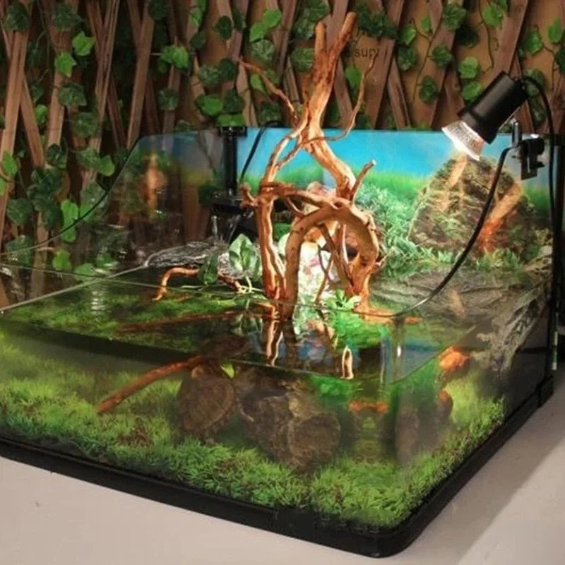 Natürlicher Baumstamm Treibholz Aquarium Reptil Zylinderwurzeln Pflanze Holz Dekoration Ornament Zubehör Aquarium Pflanzen