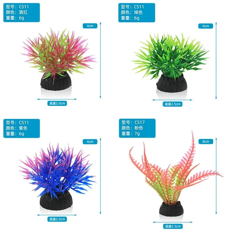 PVC Aquarium Dekorative Simulation Künstliche Blätter Pflanze Umweltschutz Materialien Aquarium Dekoratives Zubehör
