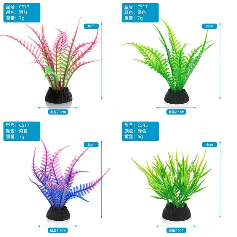 PVC Aquarium Dekorative Simulation Künstliche Blätter Pflanze Umweltschutz Materialien Aquarium Dekoratives Zubehör