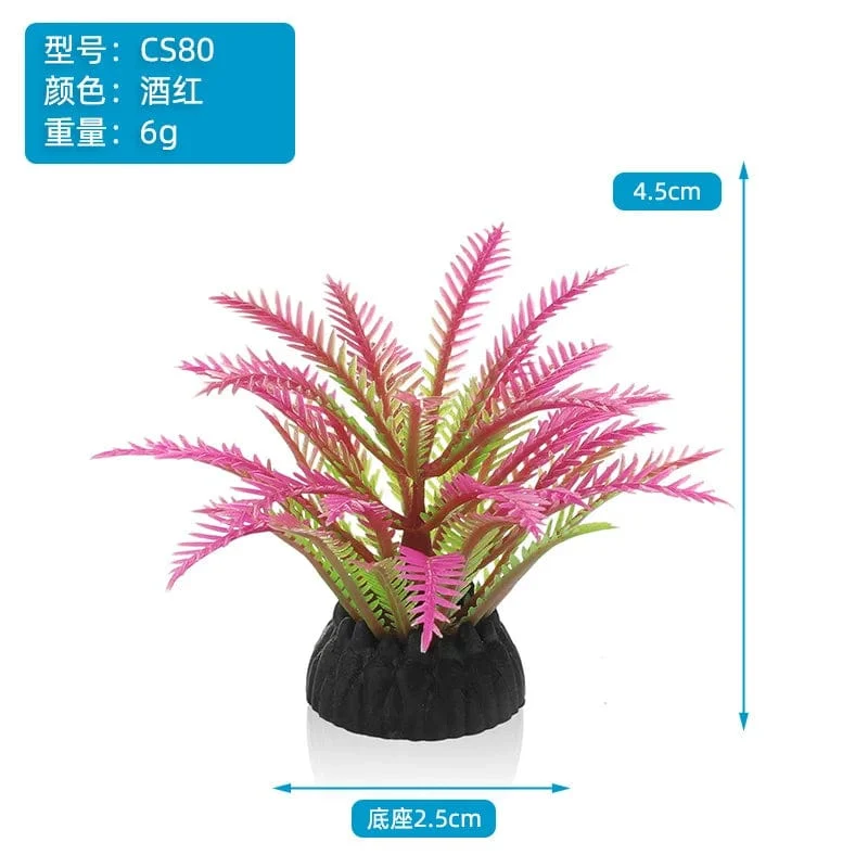 PVC Aquarium Dekorative Simulation Künstliche Blätter Pflanze Umweltschutz Materialien Aquarium Dekoratives Zubehör