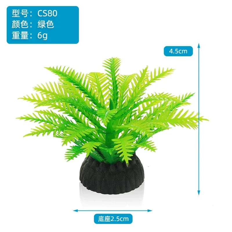 PVC Aquarium Dekorative Simulation Künstliche Blätter Pflanze Umweltschutz Materialien Aquarium Dekoratives Zubehör