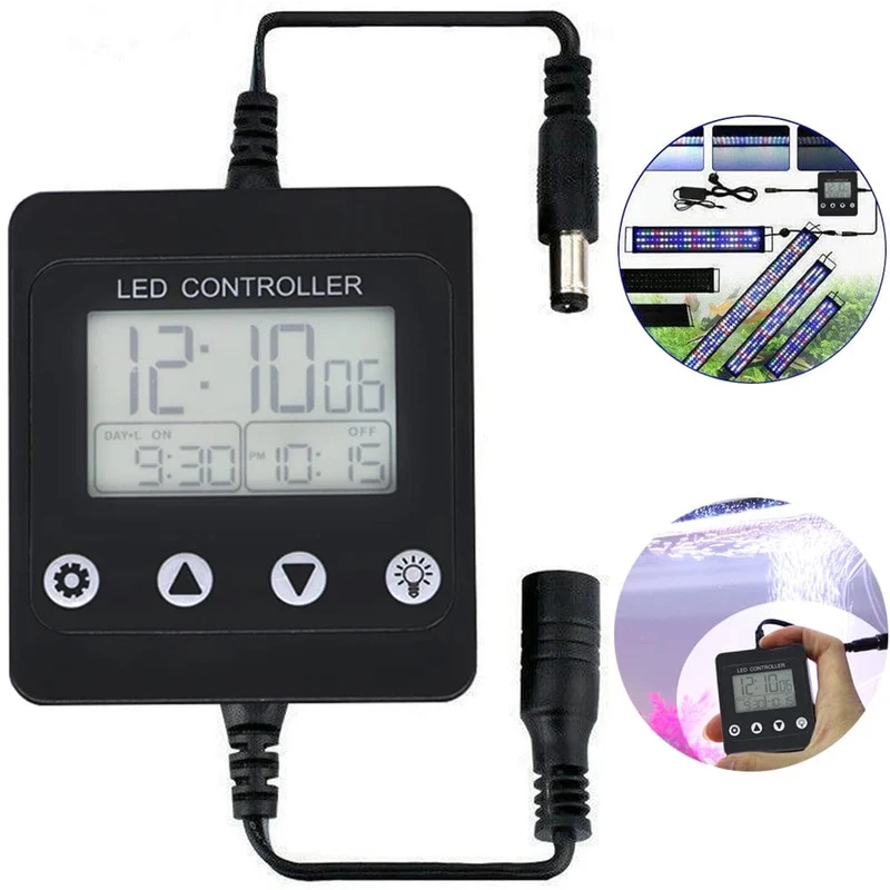 Aquarium Dimmsystem Aquarium LED Licht Timer Dimmer Controller Vollspektrum Beleuchtung Zubehör und Ausrüstung