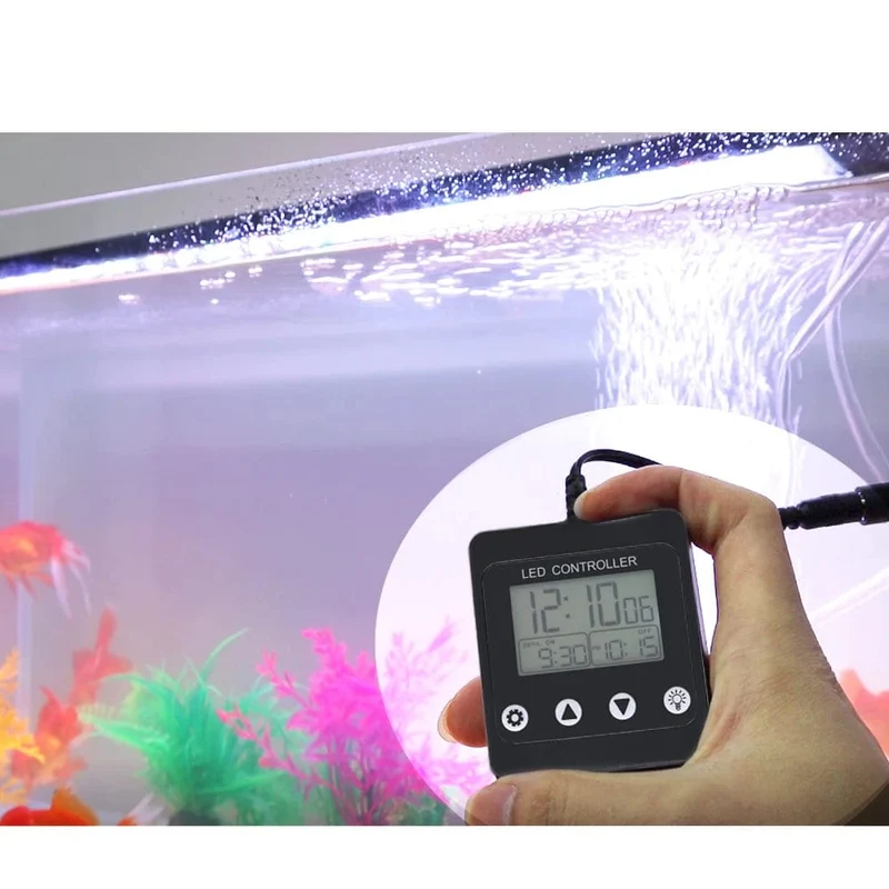 Aquarium Dimmsystem Aquarium LED Licht Timer Dimmer Controller Vollspektrum Beleuchtung Zubehör und Ausrüstung