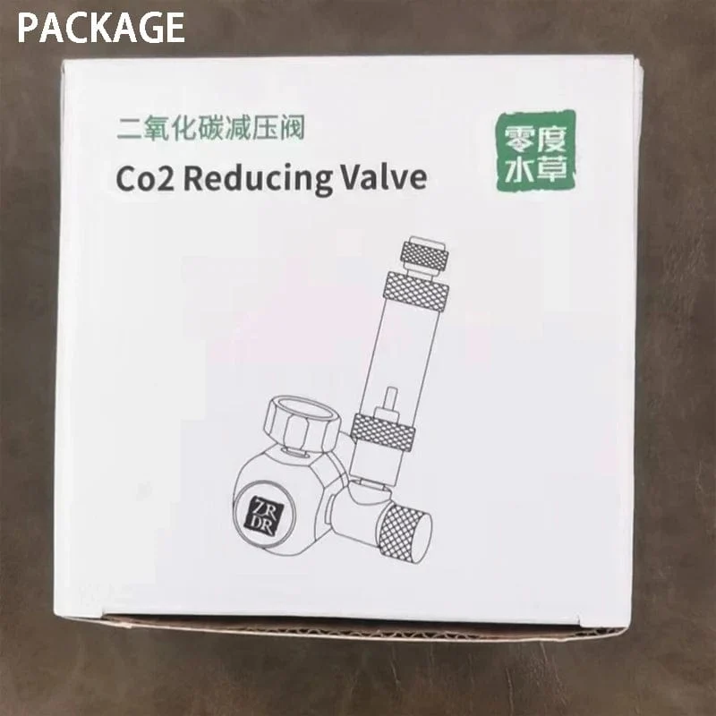 Aquarium CO2-Regler, Aquarium-Aluminiumlegierung, einfacher Einzel-Manometer-Regler, Wasserpflanzen-CO2-Ausrüstungszubehör