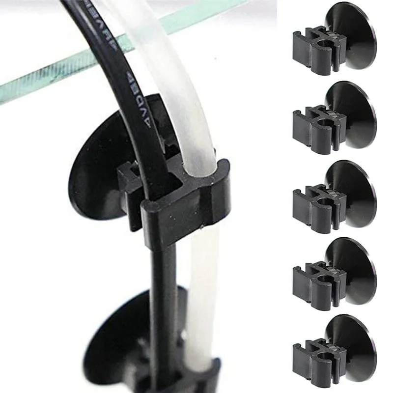 5 Stücke Aquarium Saugnapf Clip Aquarium Sauerstoffschlauch Schlauchpumpe Netzkabel Schnalle Draht Finisher Saugnäpfe Aquarium Zubehör