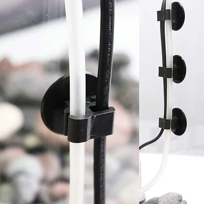 5 Stücke Aquarium Saugnapf Clip Aquarium Sauerstoffschlauch Schlauchpumpe Netzkabel Schnalle Draht Finisher Saugnäpfe Aquarium Zubehör