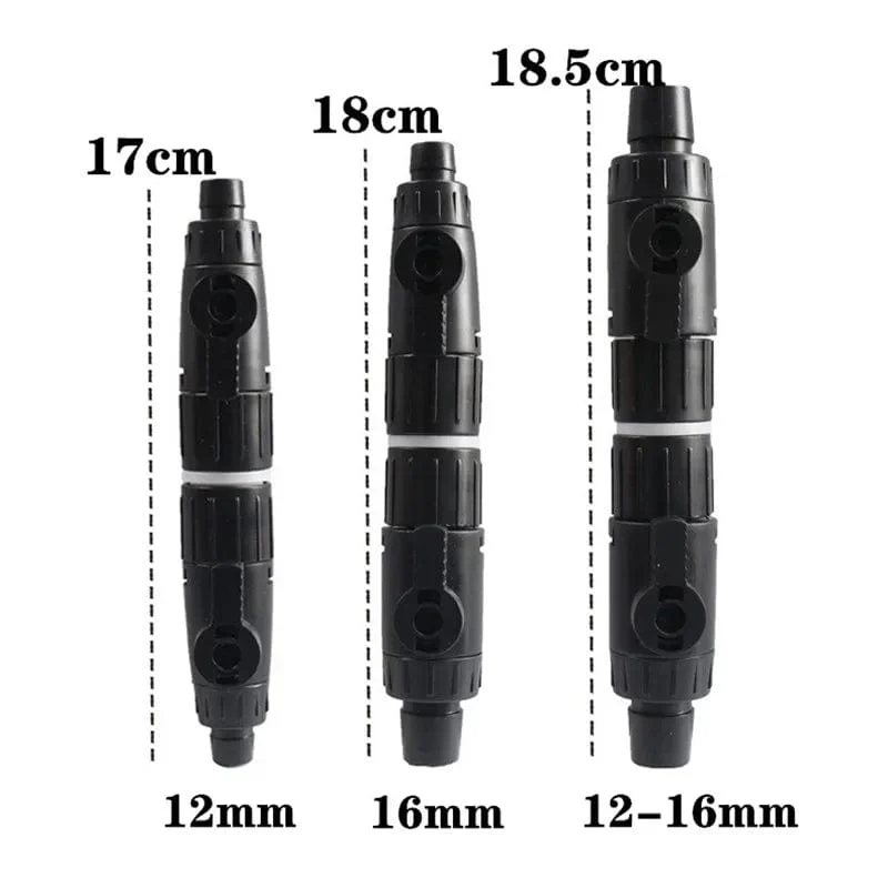 Aquarium 12/16mm Doppel Tap Schnellverschluss Stecker Aquarium Schlauch Rohr Ventil Aquarium Filter Stecker Zubehör acuarios