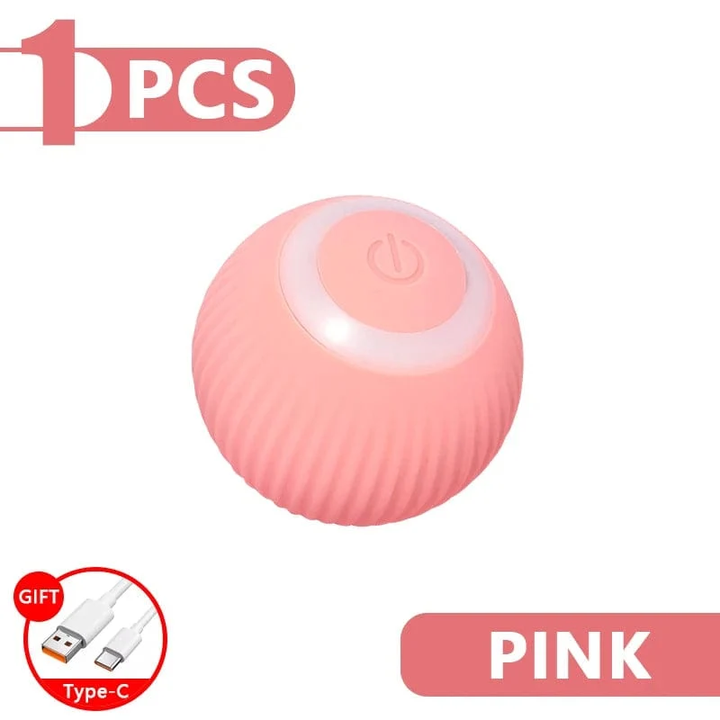 Interaktiver Katzenball, intelligentes Katzenspielzeug, elektronisches interaktives Katzenspielzeug für den Innenbereich, automatisch rollender magischer Ball, Katzenspielzubehör