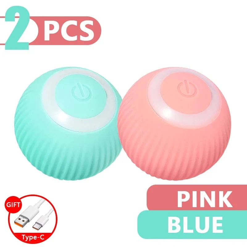 Interaktiver Katzenball, intelligentes Katzenspielzeug, elektronisches interaktives Katzenspielzeug für den Innenbereich, automatisch rollender magischer Ball, Katzenspielzubehör