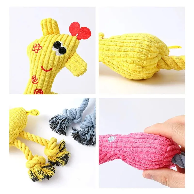 Hundespielzeug, Haustier-Plüsch, Quietschspielzeug, Welpen, Zahnen, interaktives Hundespielzeug für kleine Hunde, Kuscheltier, Hunde, Plüschspielzeug für Welpen