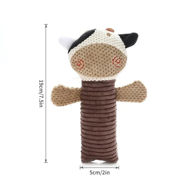 Hundespielzeug, Haustier-Plüsch, Quietschspielzeug, Welpen, Zahnen, interaktives Hundespielzeug für kleine Hunde, Kuscheltier, Hunde, Plüschspielzeug für Welpen