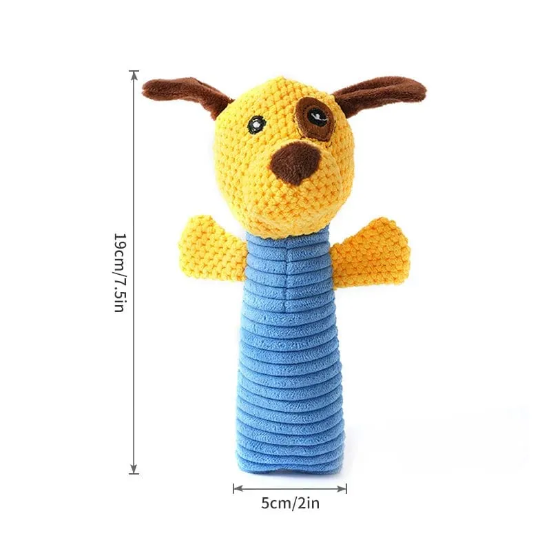 Hundespielzeug, Haustier-Plüsch, Quietschspielzeug, Welpen, Zahnen, interaktives Hundespielzeug für kleine Hunde, Kuscheltier, Hunde, Plüschspielzeug für Welpen