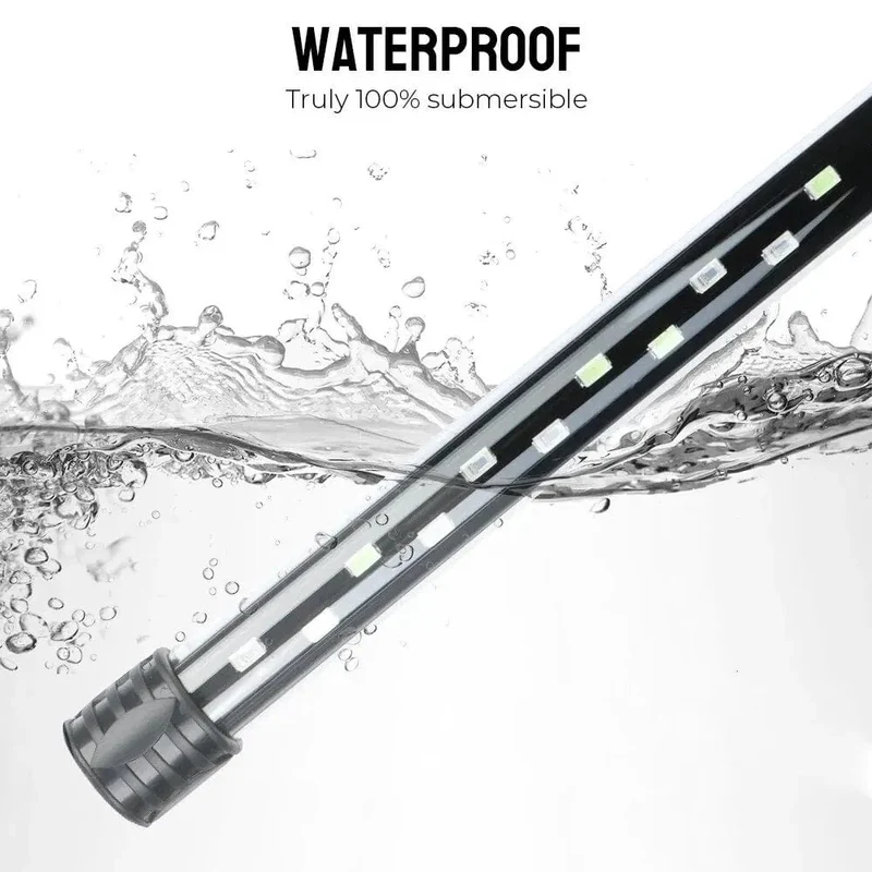 90-260V Aquarium Licht LED Wasserdicht Aquarium Clip Licht Unterwasser Dekor Beleuchtung Tauch Lampe Pflanze Wachsen Lampe 18-58CM
