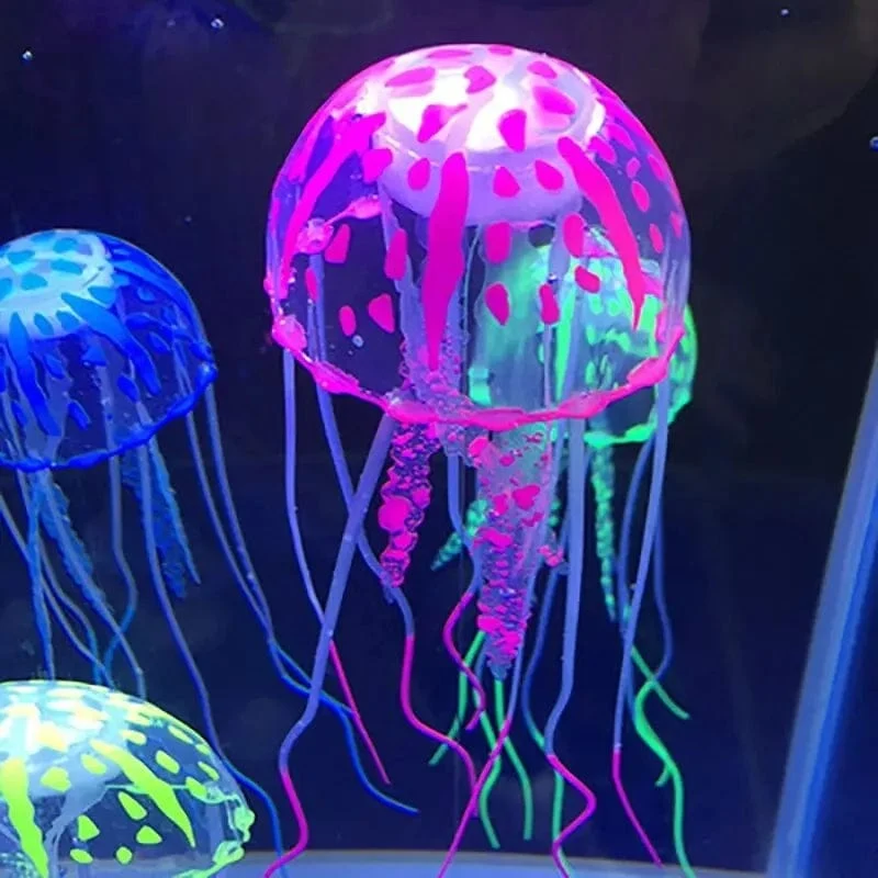 Künstliche Quallen, fluoreszierend, transparent, schwimmend, simulierte Quallen, Landschaft, Aquarium, Fisch, Haustier, Dekoration, Zubehör