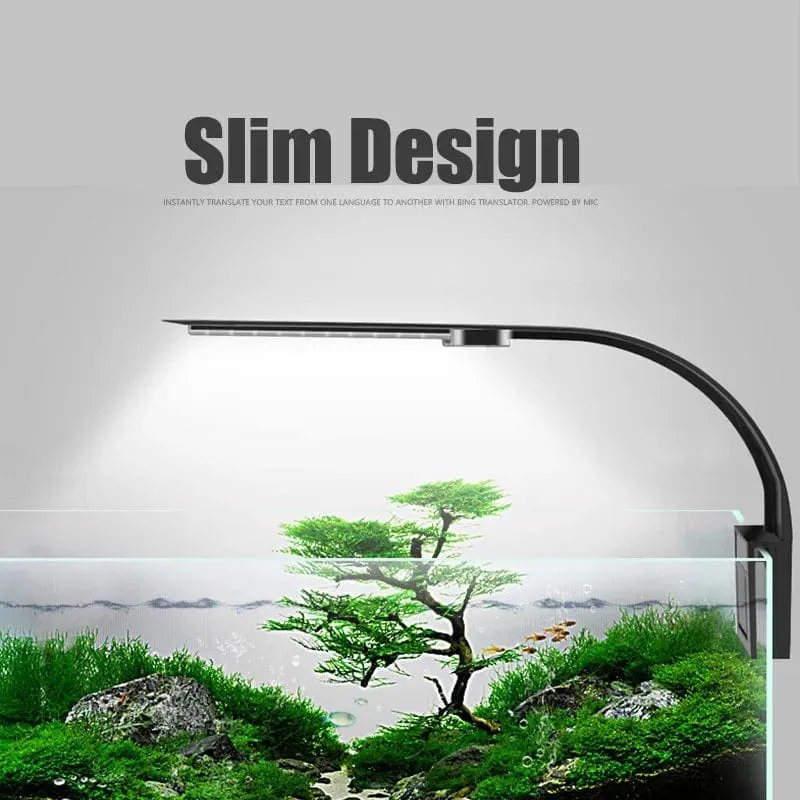 Super Slim LED Aquarium Licht Beleuchtung Pflanzen Wachsen Licht 5W/10W/15W Wasserpflanze Beleuchtung wasserdichte Clip-on Lampe Für Aquarium