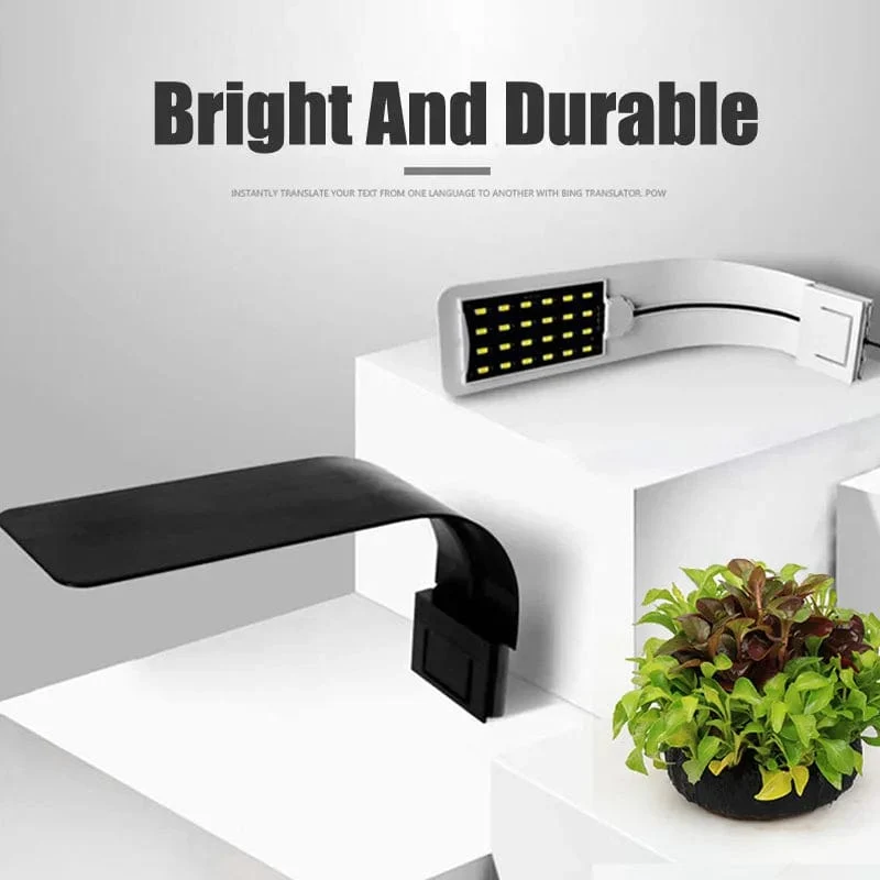 Super Slim LED Aquarium Licht Beleuchtung Pflanzen Wachsen Licht 5W/10W/15W Wasserpflanze Beleuchtung wasserdichte Clip-on Lampe Für Aquarium