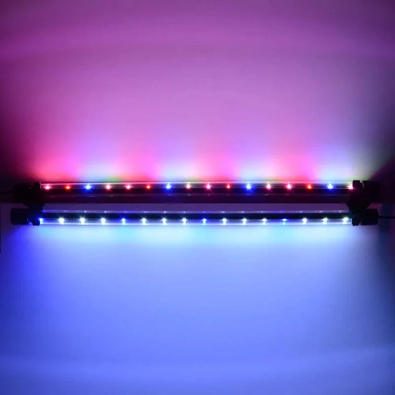 14-58CM Aquarium Licht Aquarium Tauch Licht Lampe Wasserdichte Unterwasser LED Lichter Aquarium Beleuchtung