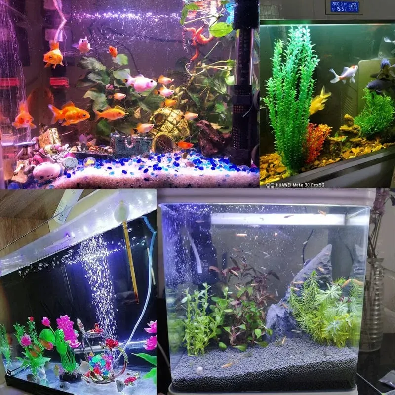14-58CM Aquarium Licht Aquarium Tauch Licht Lampe Wasserdichte Unterwasser LED Lichter Aquarium Beleuchtung