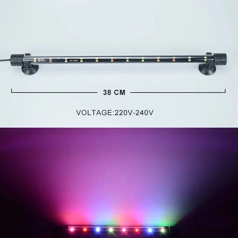 14-58CM Aquarium Licht Aquarium Tauch Licht Lampe Wasserdichte Unterwasser LED Lichter Aquarium Beleuchtung