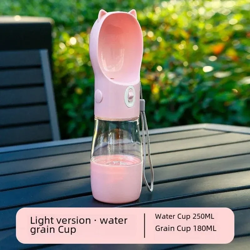 Tragbare Haustier-Wasserflasche Hund Trinkwasserspender Fütterung Outdoor Dog Walking Cup Supplies Abspc Material
