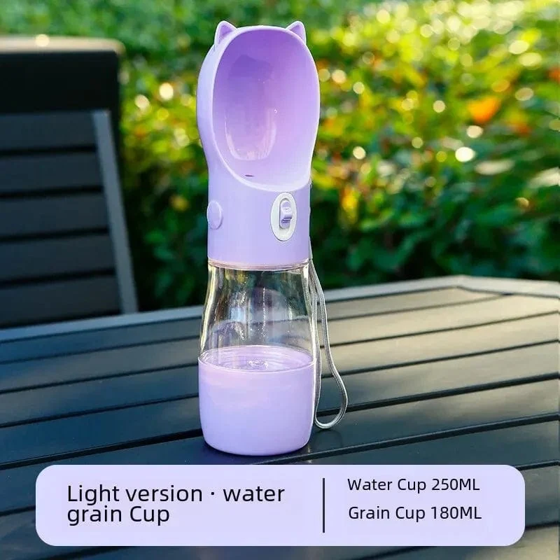 Tragbare Haustier-Wasserflasche Hund Trinkwasserspender Fütterung Outdoor Dog Walking Cup Supplies Abspc Material