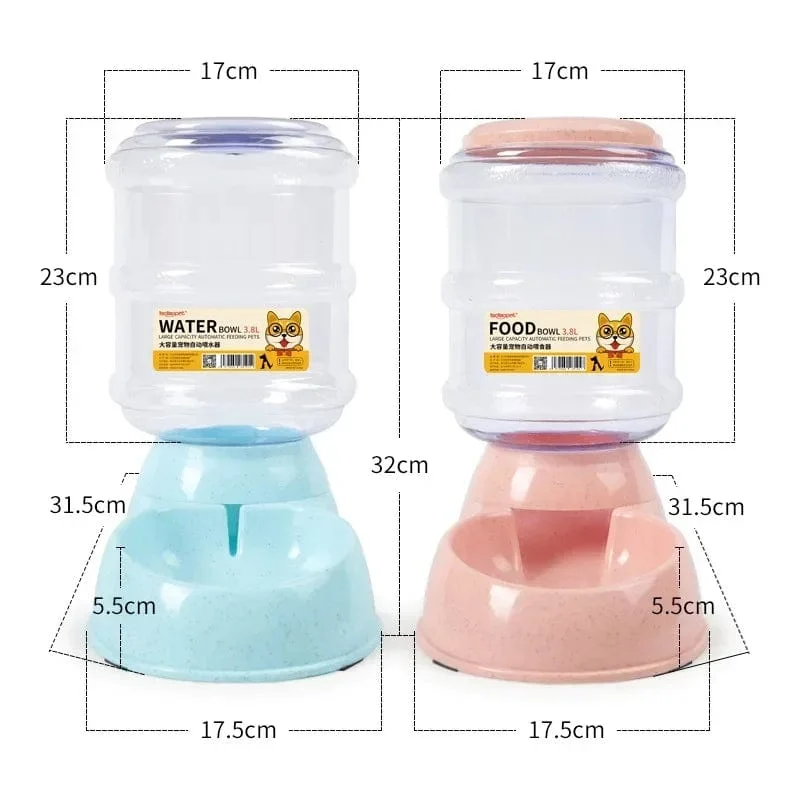 Automatische Futterspender für Hunde, Plastikwasserflasche, Katzennapf, Füttern und Trinken, Wasserspender für Hunde, Futternapf für Haustiere, Heimtierbedarf