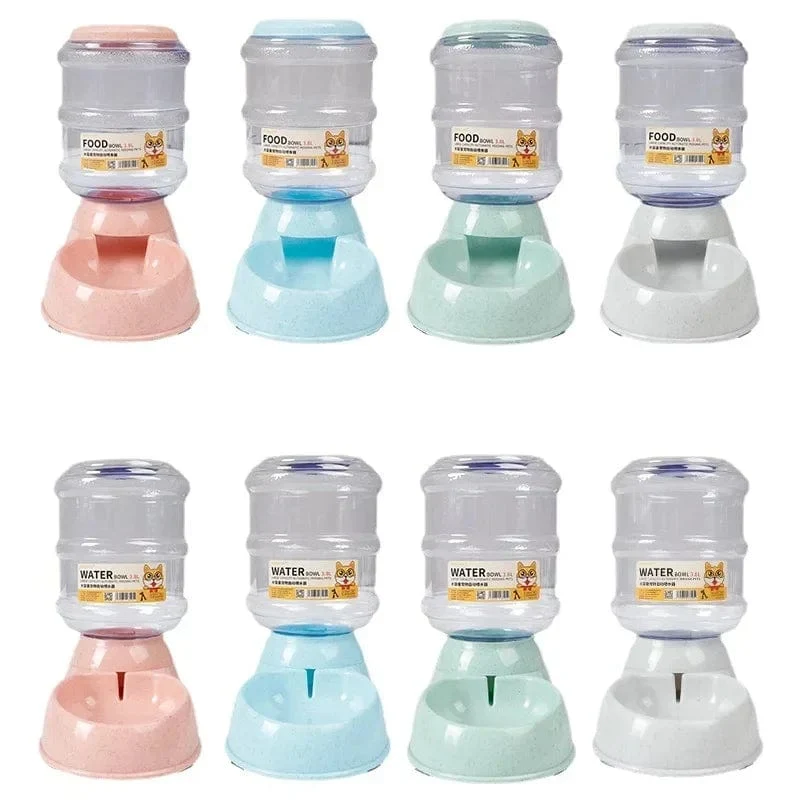Automatische Futterspender für Hunde, Plastikwasserflasche, Katzennapf, Füttern und Trinken, Wasserspender für Hunde, Futternapf für Haustiere, Heimtierbedarf
