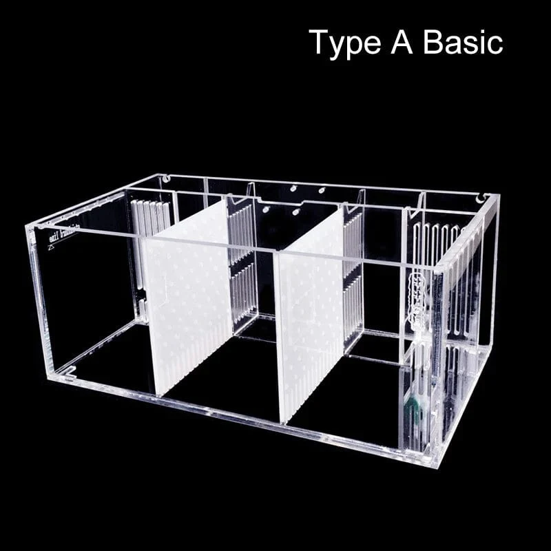220 V Kreative Betta Fisch Tank Zucht Inkubator Isolation Box Wasser-freies Desktop Kleine Acryl Ökologische Aquarium Tank