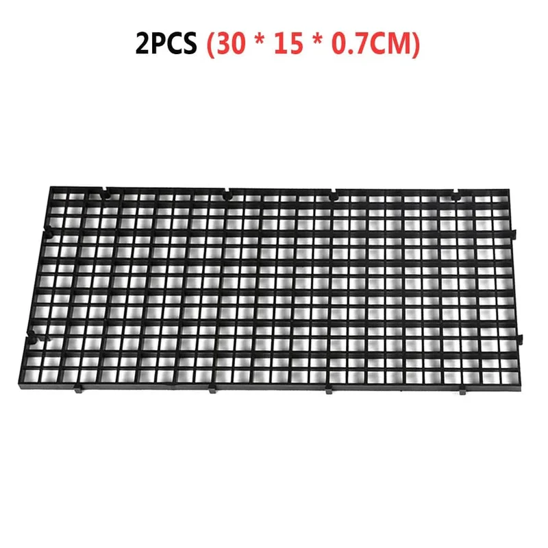2 stücke Kies Grid Isolation Bord Aquarium Separator Kostenloser Cut Aquarium Teiler Filtration Net Reinigung Werkzeug Ersatzteile