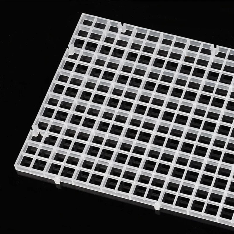 2 stücke Kies Grid Isolation Bord Aquarium Separator Kostenloser Cut Aquarium Teiler Filtration Net Reinigung Werkzeug Ersatzteile