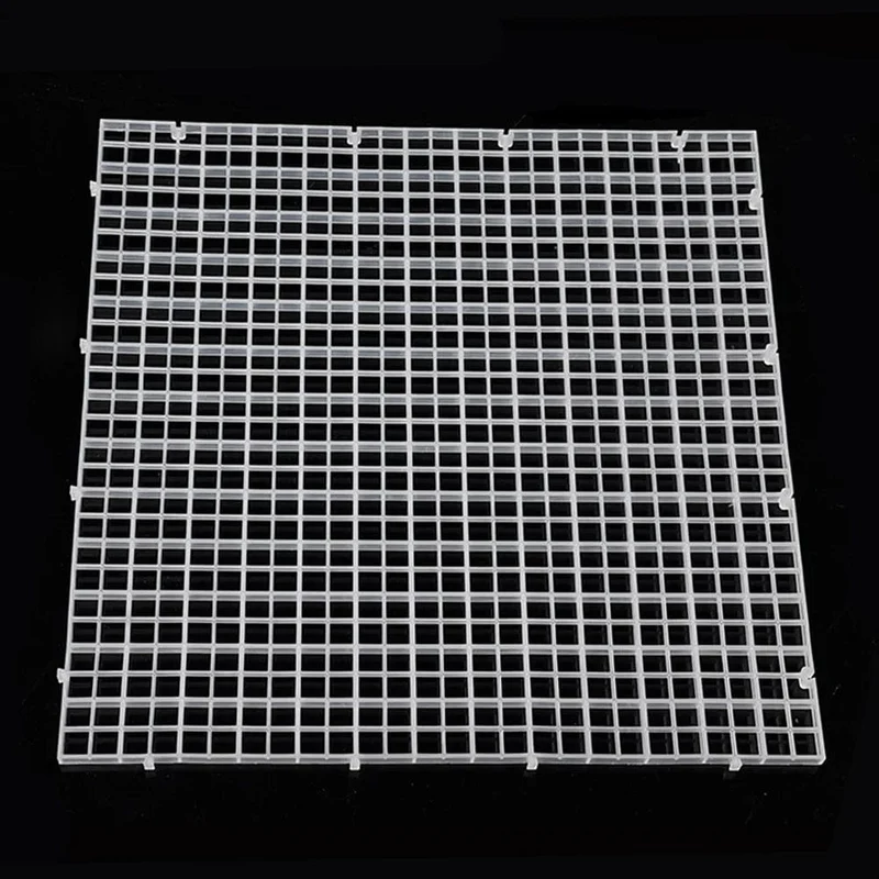 2 stücke Kies Grid Isolation Bord Aquarium Separator Kostenloser Cut Aquarium Teiler Filtration Net Reinigung Werkzeug Ersatzteile