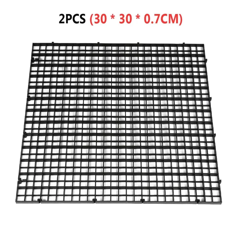 2 stücke Kies Grid Isolation Bord Aquarium Separator Kostenloser Cut Aquarium Teiler Filtration Net Reinigung Werkzeug Ersatzteile