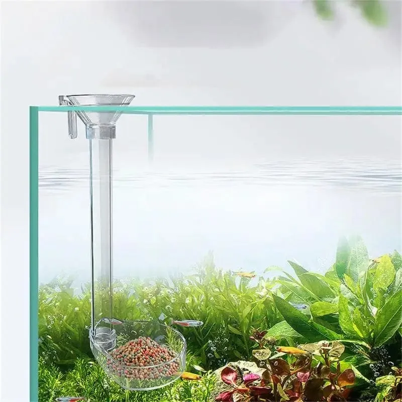 1 Set Aquarium Acryl Fütterung Rohr Schüssel Aquarium Garnelen Aquarium Acryl Fütterung Werkzeuge Anti-drift Fütterung Feeder