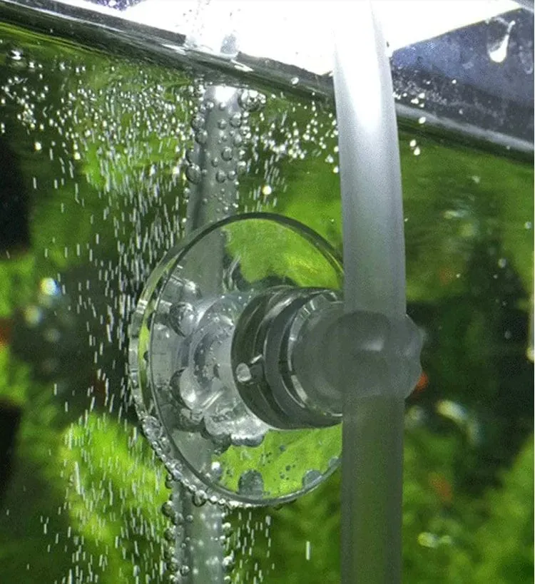 Delysia King Aquarium-Luftleitungsrohr-Sauger, 10 Stück