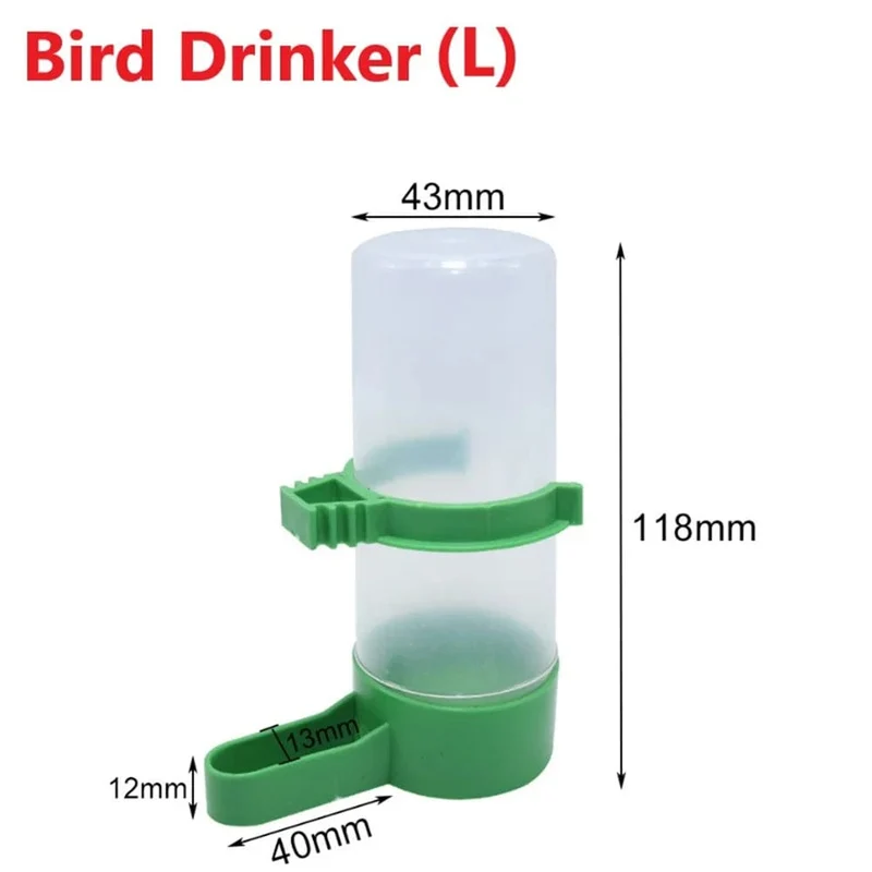1/2/4 STÜCKE Vogelfutterspender Kunststoff Futter-/Wasserfütterung Automatische Trinker Papagei Haustier Papagei Trinkbecher Schalen Haustier Vogelbedarf